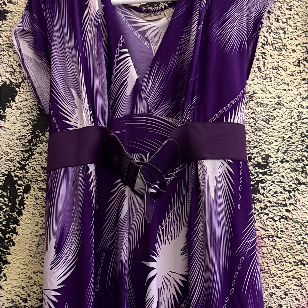 Elegant Purple Women's Blouse